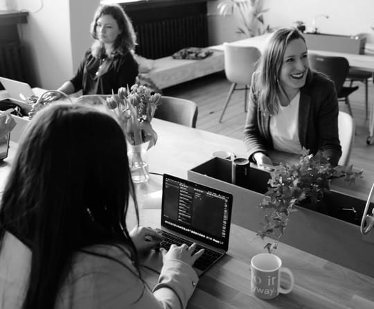 Ladies in an office